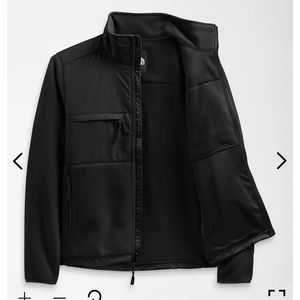 Mens North Face Denali Jacket in Black